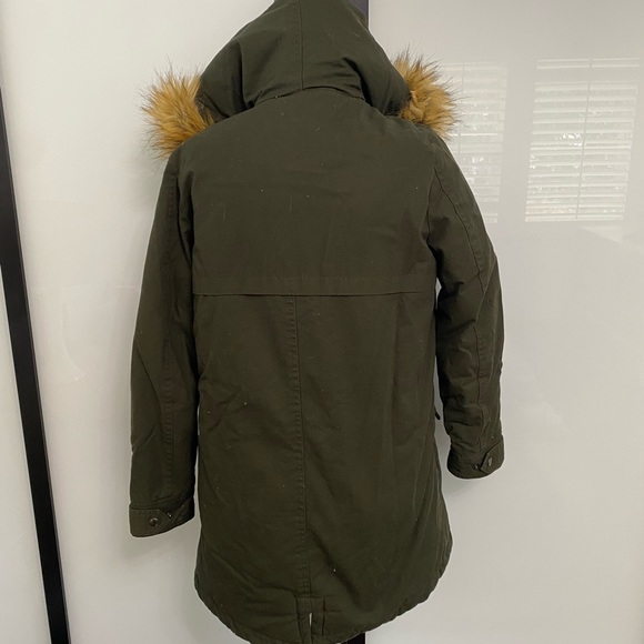 Forever21 Faux Fur Utility Coat - Picture 3 of 4